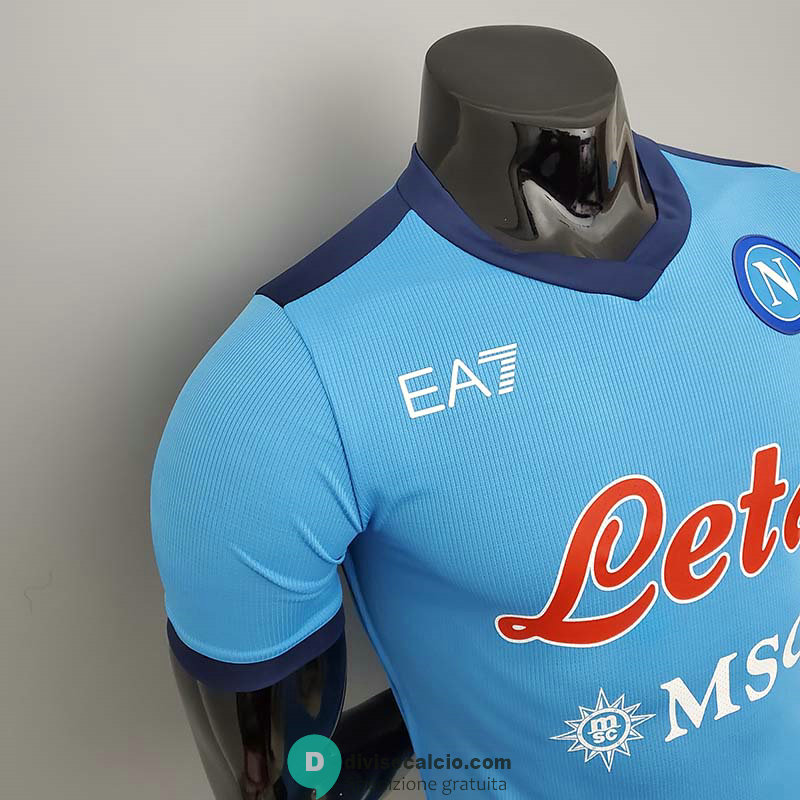 Maglia Authentic Napoli EA7 Blue 2021/2022