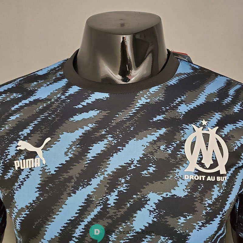 Maglia Authentic Olympique Marseille Tracksuit Black 2021/2022