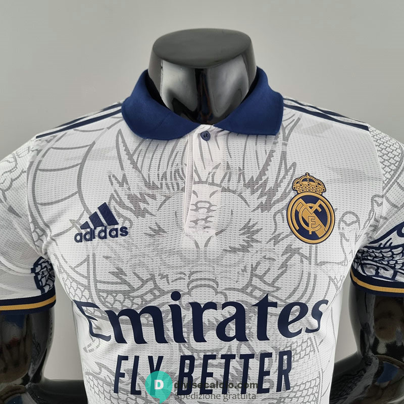 Maglia Authentic Real Madrid Dragon White 2022/2023