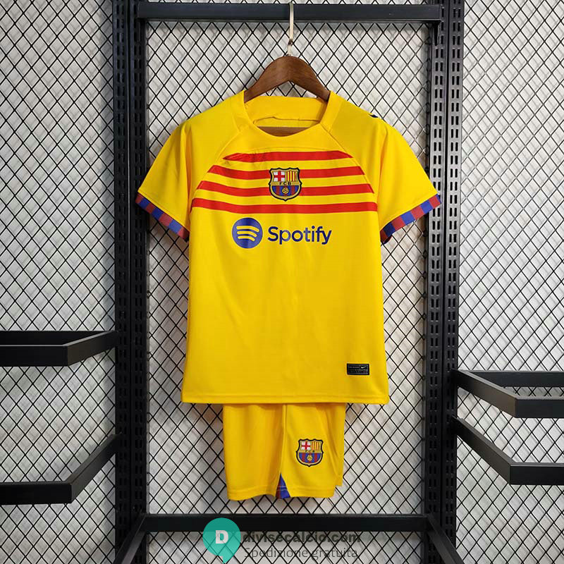 Maglia Barcelona 4TH Bambino 2022/2023