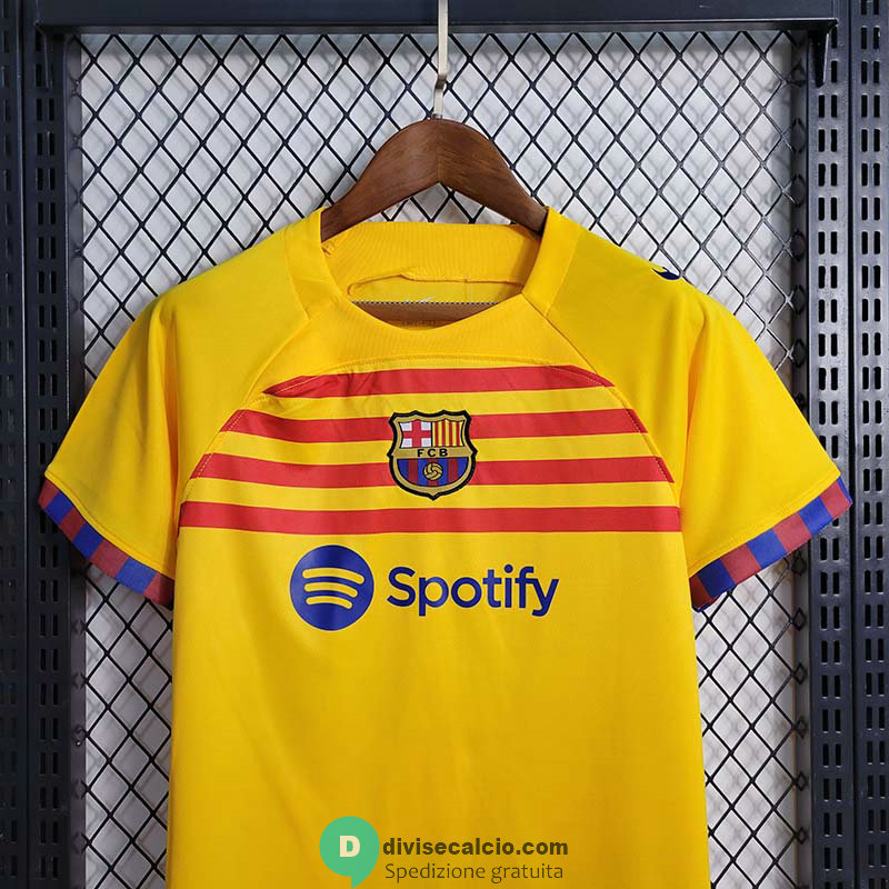 Maglia Barcelona 4TH Bambino 2022/2023