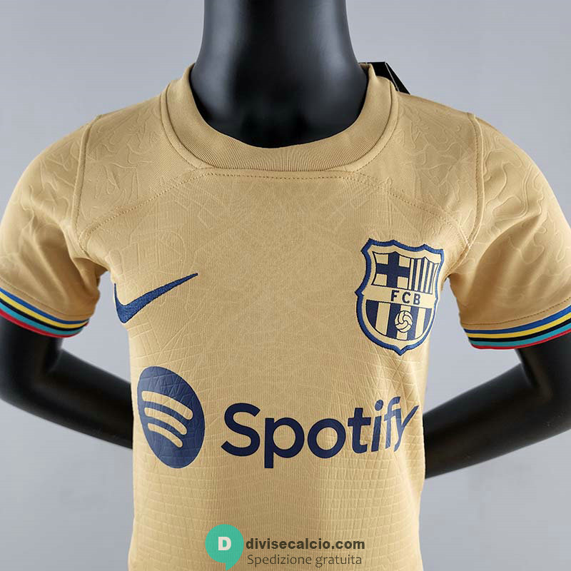 Maglia Barcelona Bambino Gara Away 2022/2023