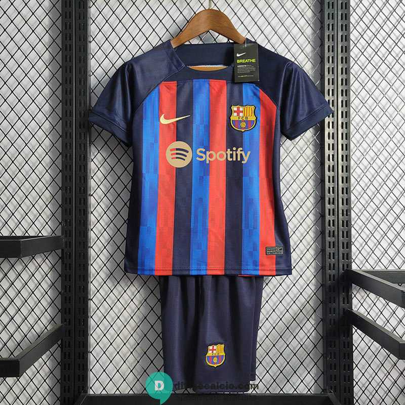 Maglia Barcelona Bambino Gara Home 2022/2023