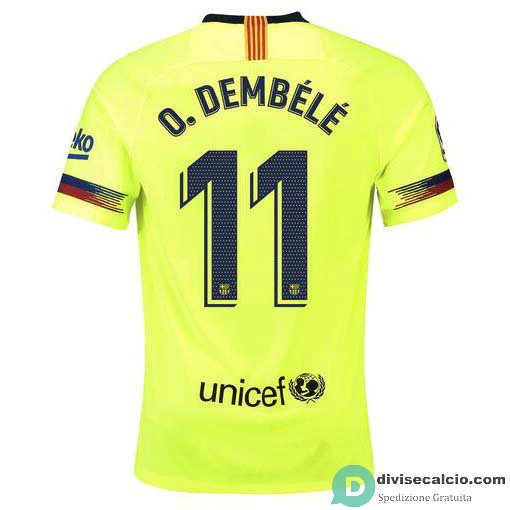 Maglia Barcelona Gara Away 11#O.DEMBELE 2018-2019