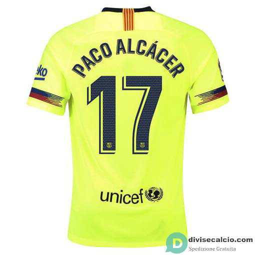 Maglia Barcelona Gara Away 17#PACO ALCACER 2018-2019
