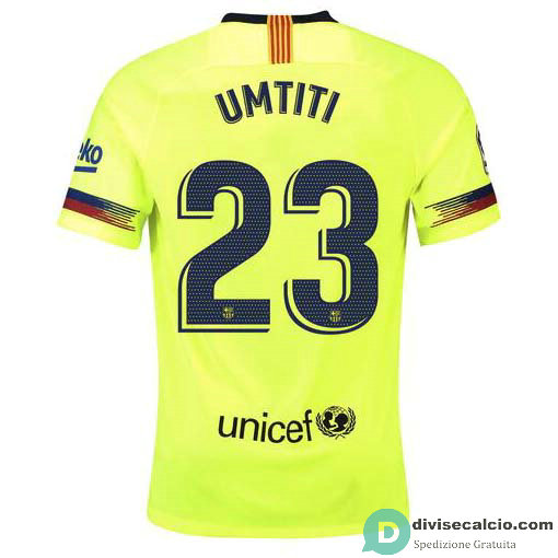 Maglia Barcelona Gara Away 23#UMTITI 2018-2019