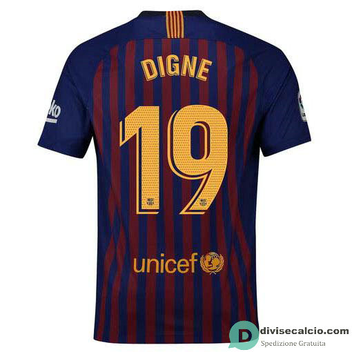 Maglia Barcelona Gara Home 19#DIGNE 2018-2019