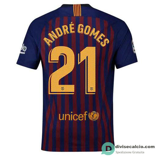 Maglia Barcelona Gara Home 21#ANDRE GOMES 2018-2019