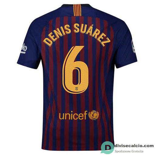 Maglia Barcelona Gara Home 6#DENIS SUAREZ 2018-2019