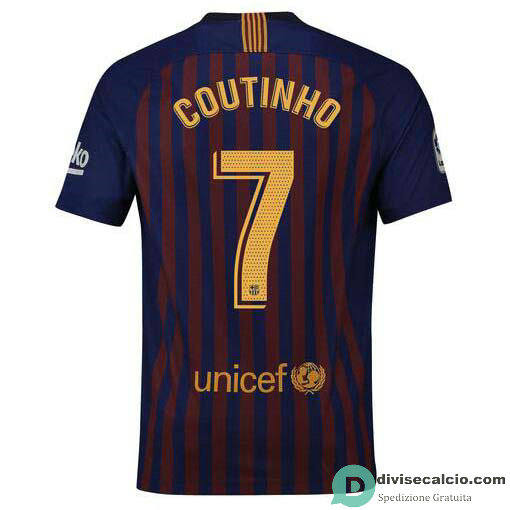 Maglia Barcelona Gara Home 7#COUTINHO 2018-2019