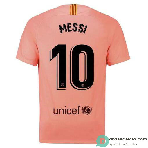 Maglia Barcelona Gara Third 10#MESSI 2018-2019