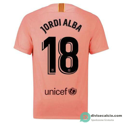 Maglia Barcelona Gara Third 18#JORDI ALBA 2018-2019