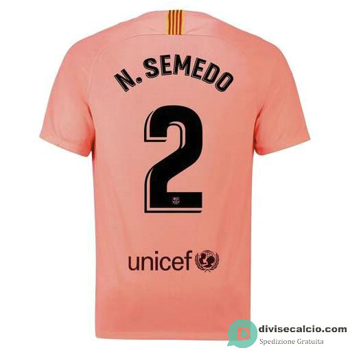 Maglia Barcelona Gara Third 2#N.SEMEDO 2018-2019