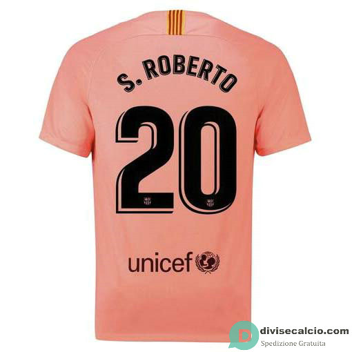 Maglia Barcelona Gara Third 20#S.ROBERTO 2018-2019