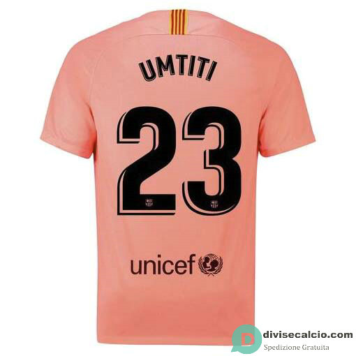 Maglia Barcelona Gara Third 23#UMTITI 2018-2019