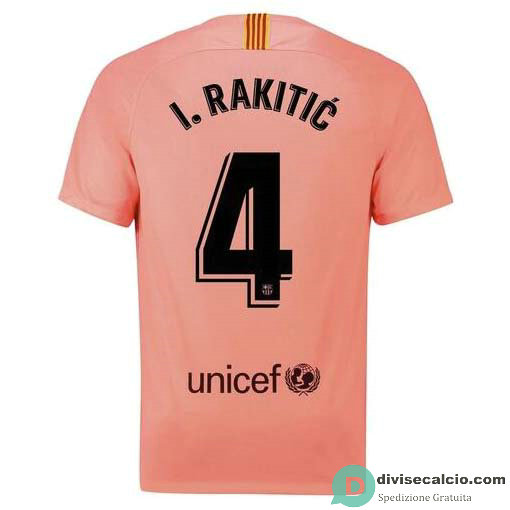 Maglia Barcelona Gara Third 4#I.RAKITIC 2018-2019