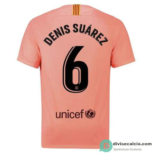 Maglia Barcelona Gara Third 6#DENIS SUAREZ 2018-2019