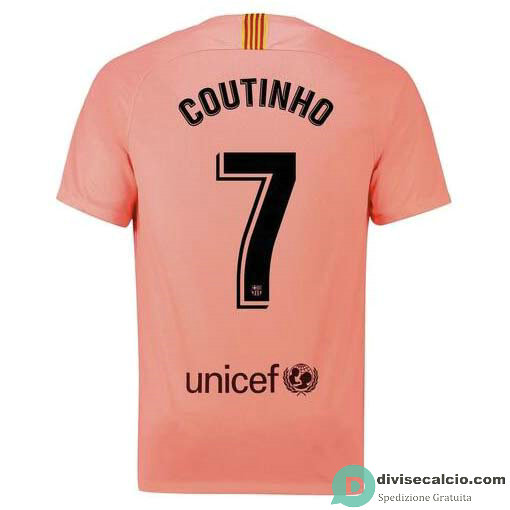 Maglia Barcelona Gara Third 7#COUTINHO 2018-2019