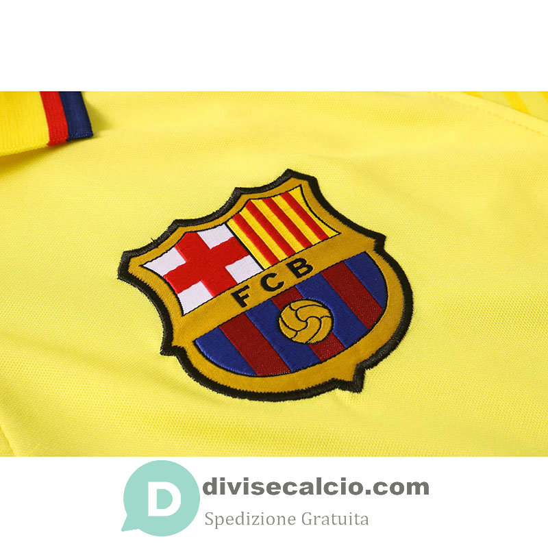 Maglia Barcelona Polo Yellow 2020/2021