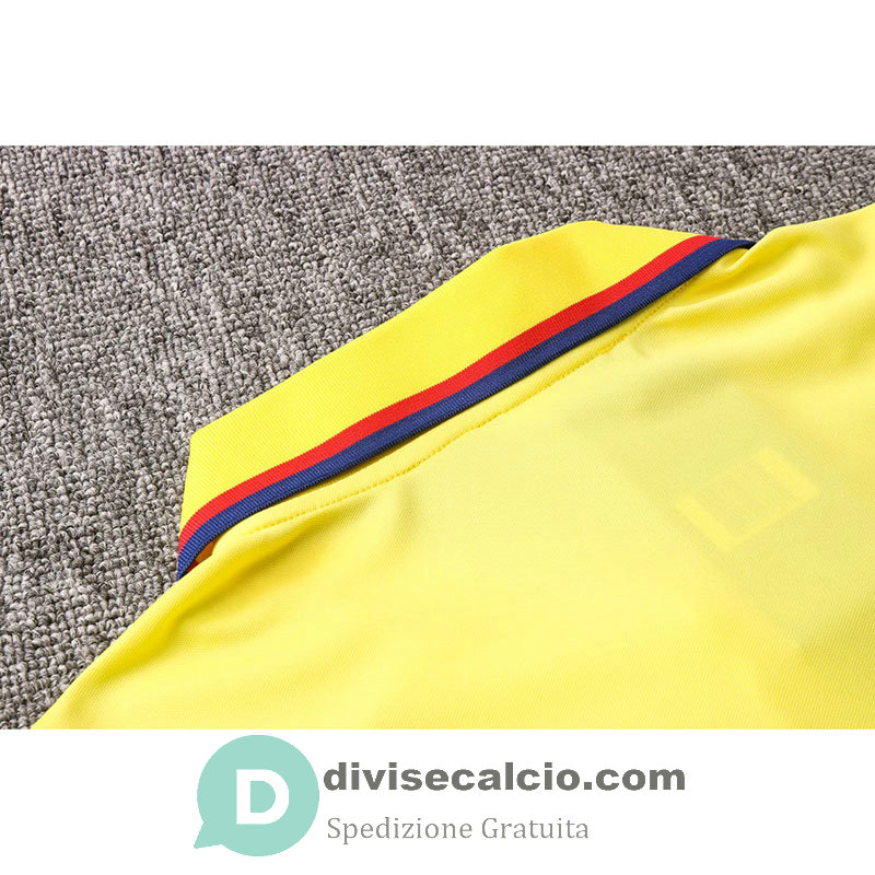 Maglia Barcelona Polo Yellow 2020/2021