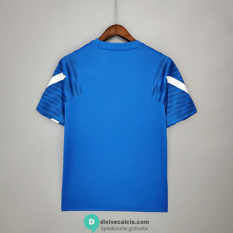 Maglia Barcelona Training Blue II 2021/2022