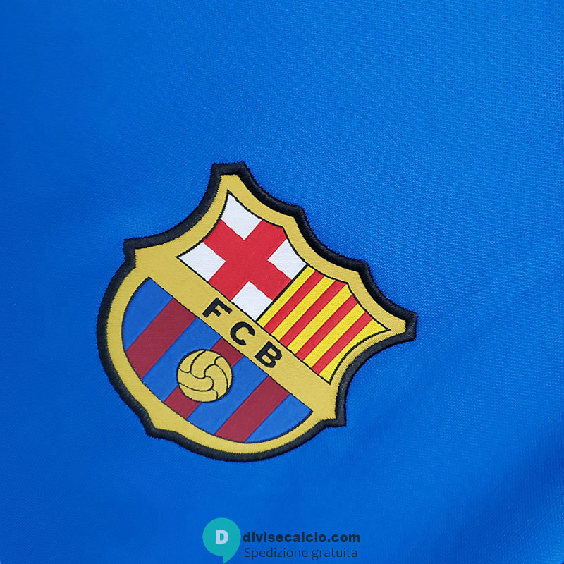 Maglia Barcelona Training Blue II 2021/2022