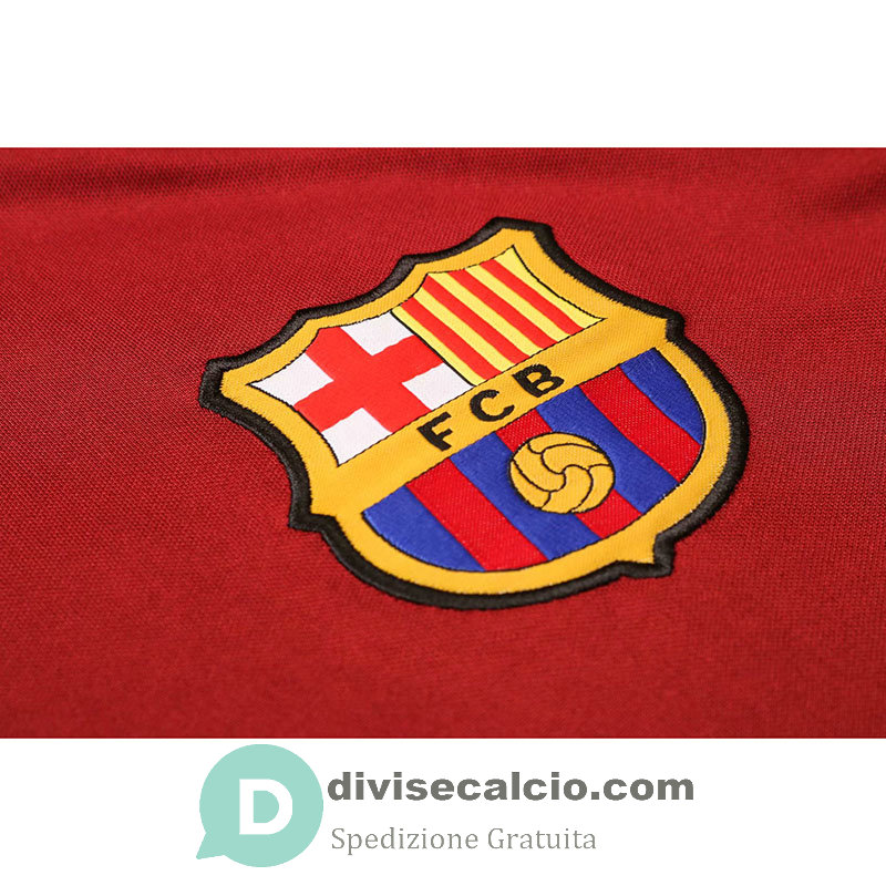 Maglia Barcelona Training Burgundy 2020/2021