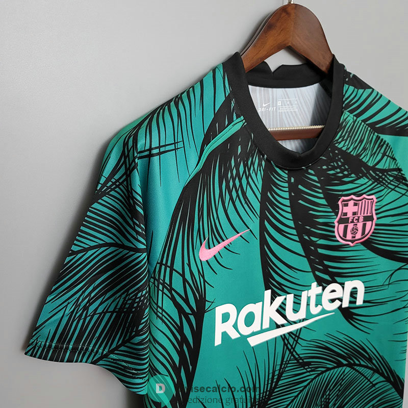 Maglia Barcelona Training Green Black 2020/2021