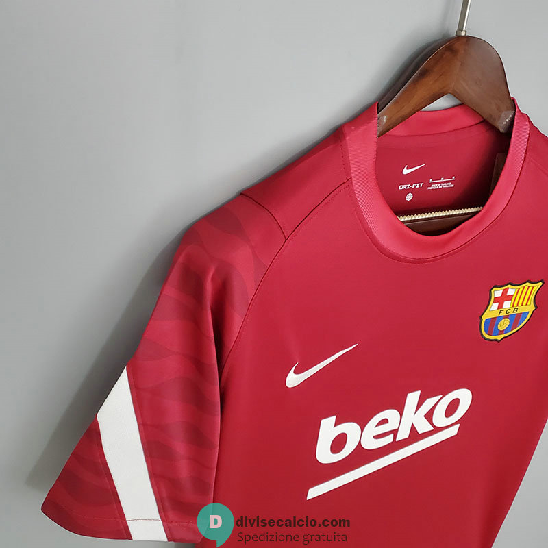 Maglia Barcelona Training Red II 2021/2022