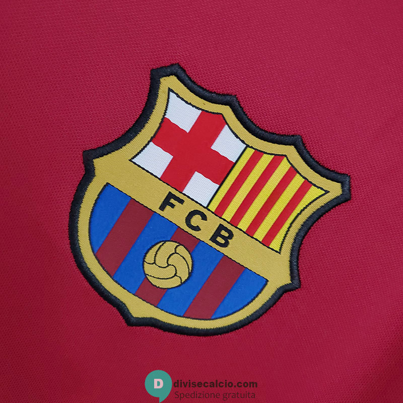 Maglia Barcelona Training Red II 2021/2022