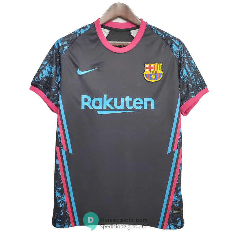 Maglia Barcelona Training Suit Black 2020/2021