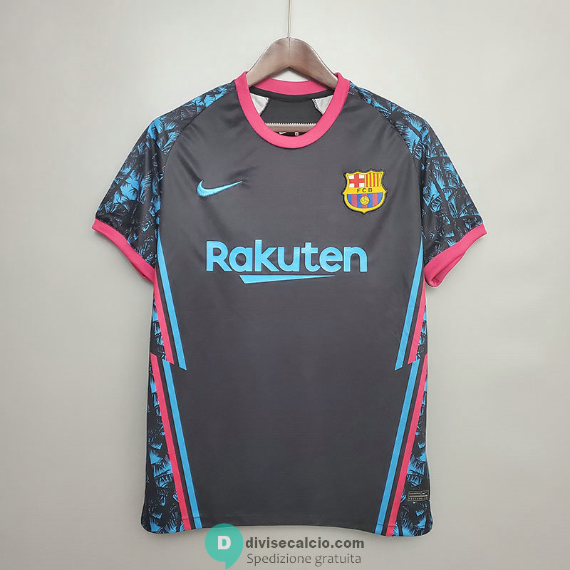 Maglia Barcelona Training Suit Black 2020/2021