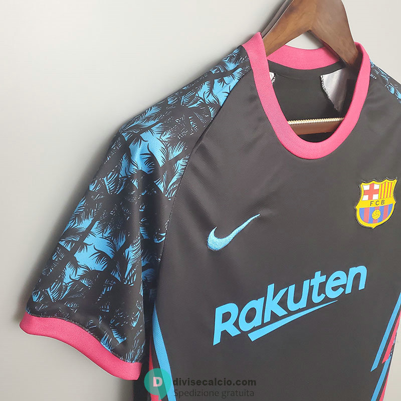 Maglia Barcelona Training Suit Black 2020/2021