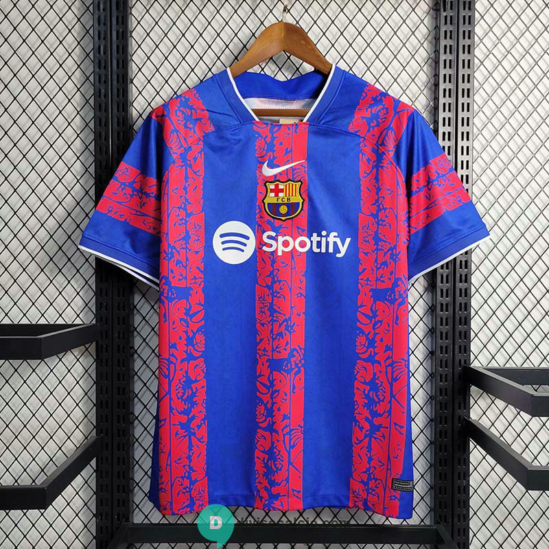 Maglia Barcelona Training Suit Blue I 2023/2024