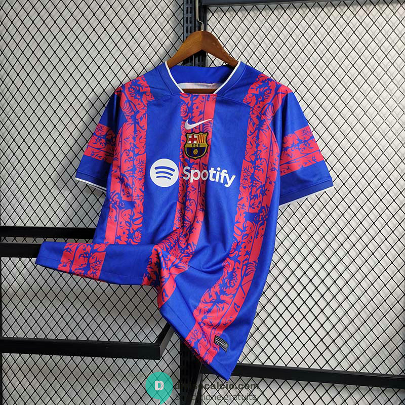 Maglia Barcelona Training Suit Blue I 2023/2024