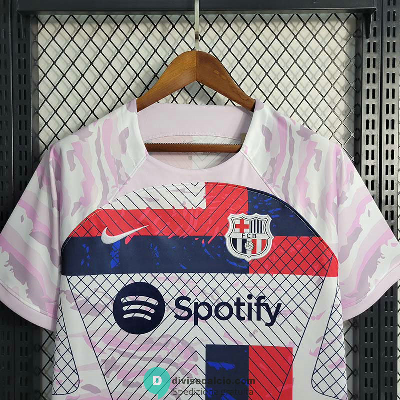 Maglia Barcelona Training Suit Pink I 2023/2024