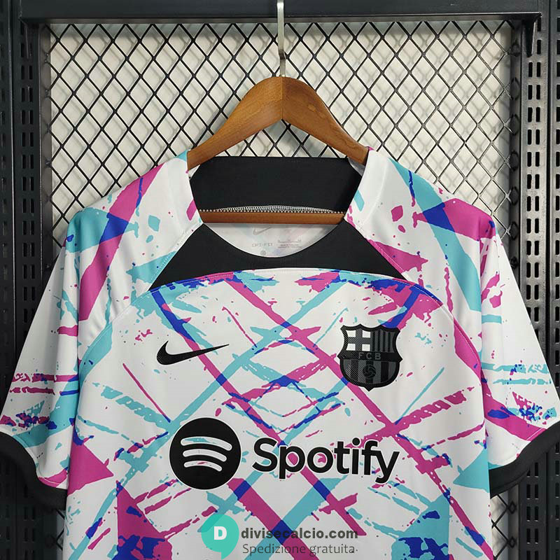 Maglia Barcelona Training Suit White I 2023/2024