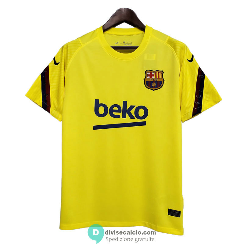 Maglia Barcelona Training Yellow 2020/2021