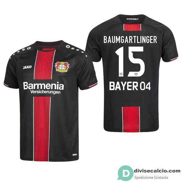Maglia Bayer Leverkusen Gara Home 15#BAUMGARTLINGER 2018-2019