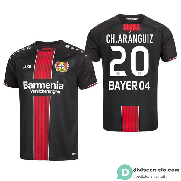 Maglia Bayer Leverkusen Gara Home 20#CH.ARANGUIZ 2018-2019