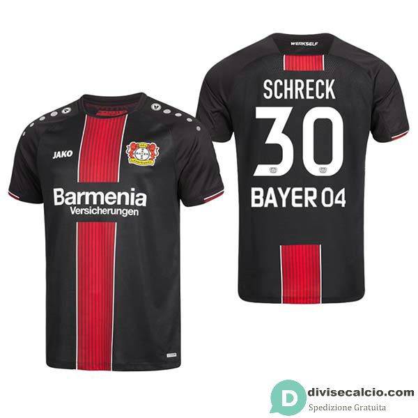 Maglia Bayer Leverkusen Gara Home 30#SCHRECK 2018-2019