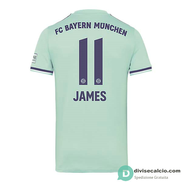 Maglia Bayern Munich Gara Away 11#JAMES 2018-2019