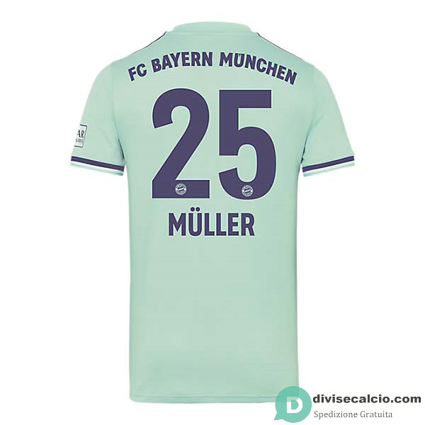 Maglia Bayern Munich Gara Away 25#MULLER 2018-2019