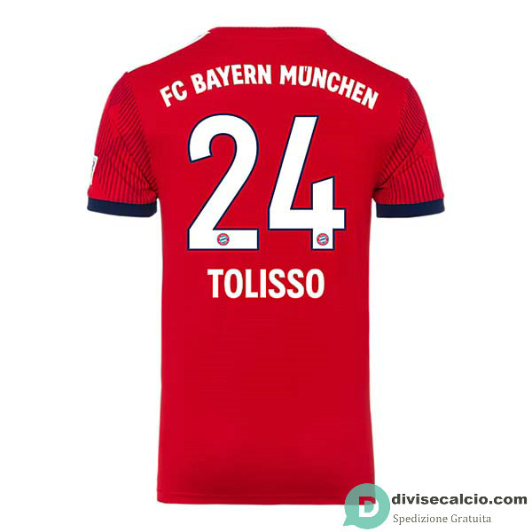 Maglia Bayern Munich Gara Home 24#TOLISSO 2018-2019