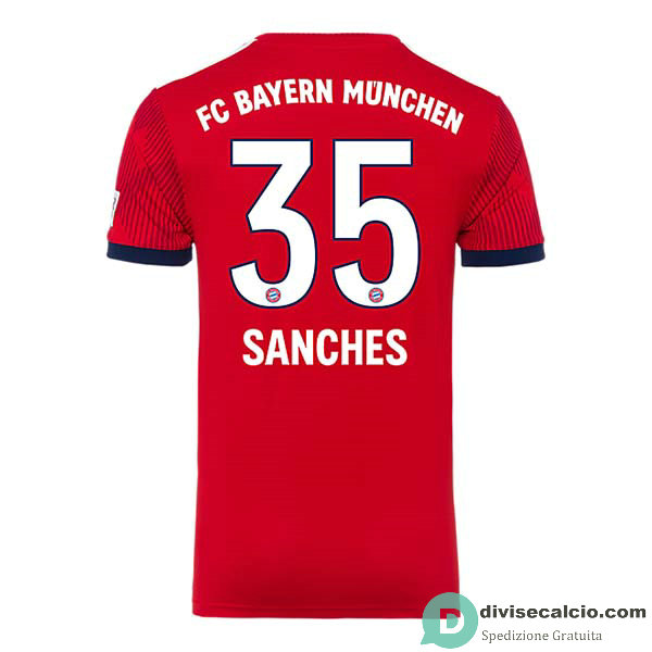 Maglia Bayern Munich Gara Home 35#SANCHES 2018-2019