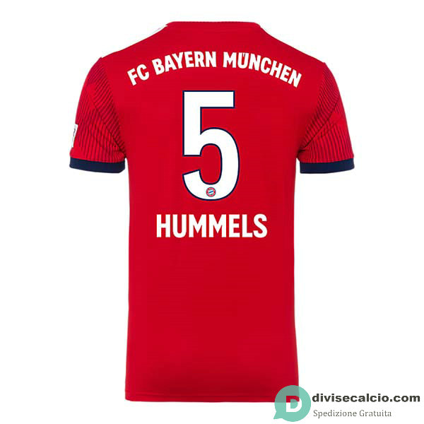 Maglia Bayern Munich Gara Home 5#HUMMELS 2018-2019