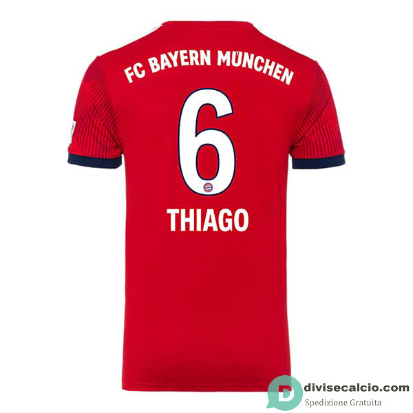 Maglia Bayern Munich Gara Home 6#THIAGO 2018-2019