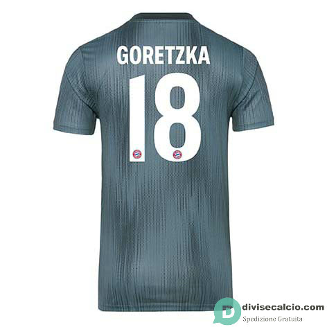 Maglia Bayern Munich Gara Third 18#GORETZKA 2018-2019