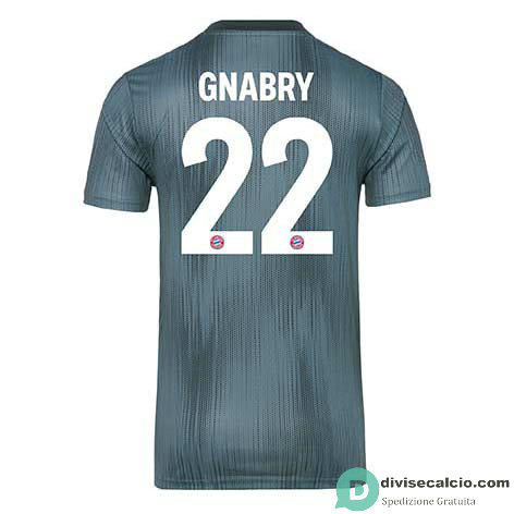 Maglia Bayern Munich Gara Third 22#GNABRY 2018-2019