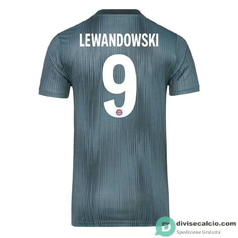 Maglia Bayern Munich Gara Third 9#LEWANDOWSKI 2018-2019